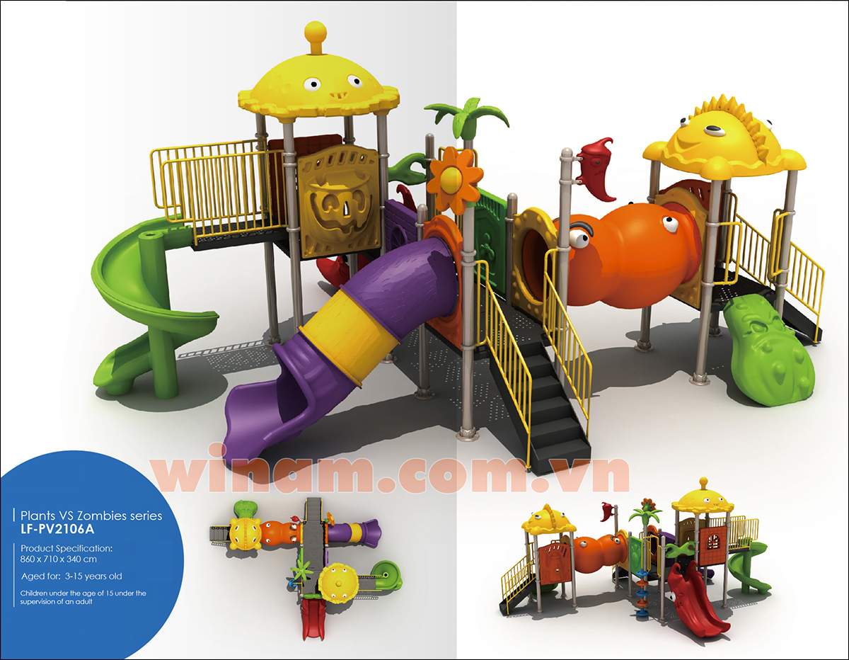 Thiết bị vui chơi ngoài trời - Play-LF-PV2106A