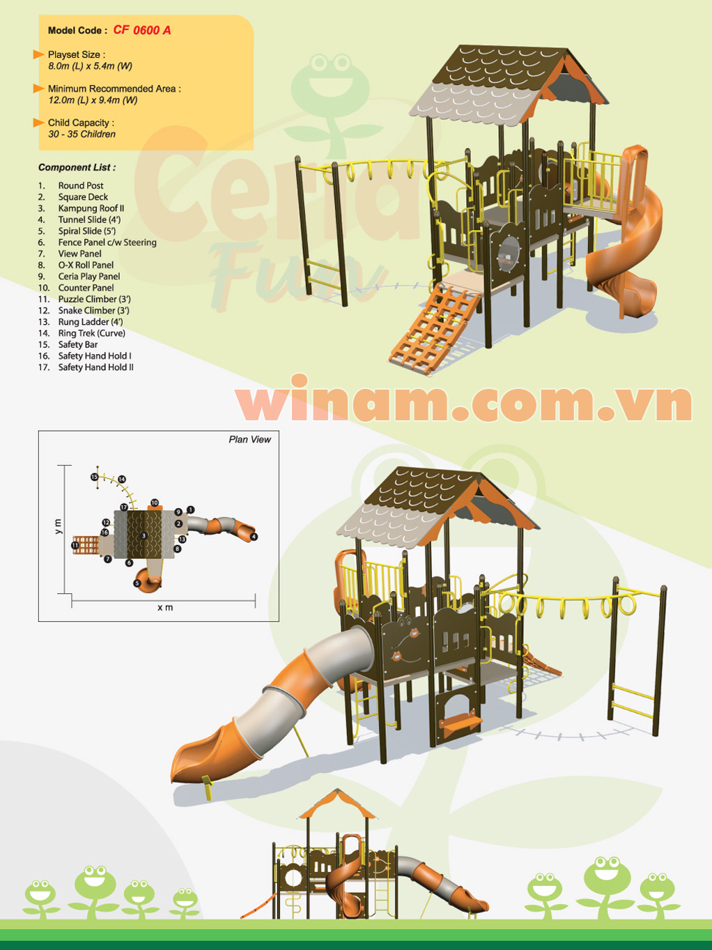 Khu vui chơi liên hoàn - WINPLAY-MC-CF-0600-A