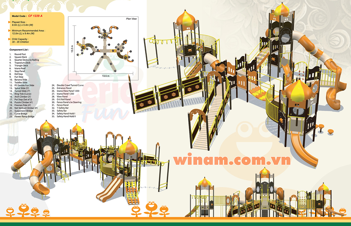 Khu vui chơi liên hoàn - WINPLAY-MC-CF-1229-A
