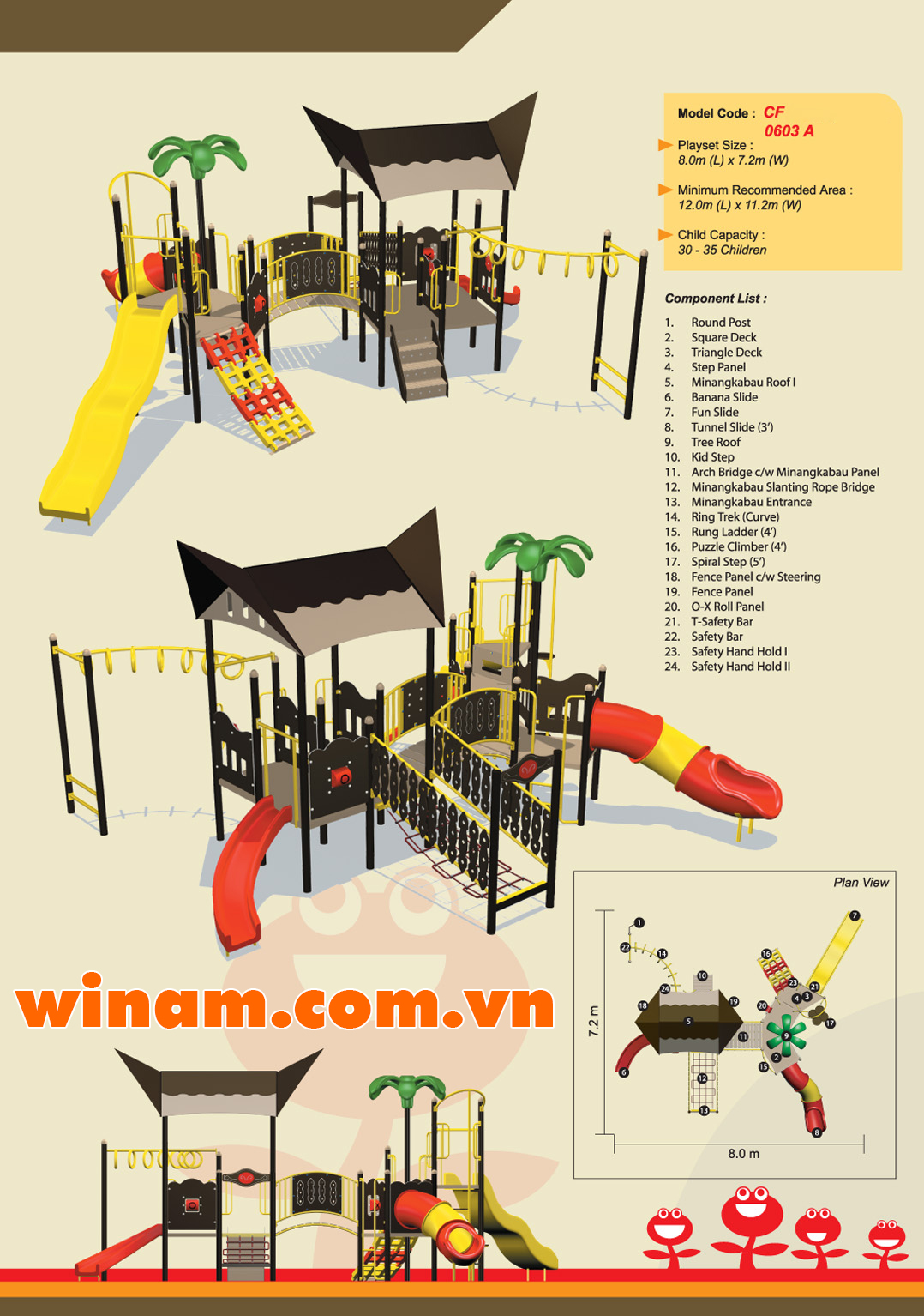 Khu vui chơi liên hoàn - WINPLAY-MC-CF-0603-A