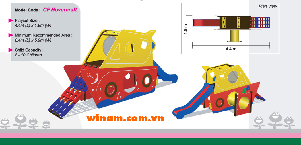 Khu vui chơi liên hoàn - WINPLAY-MC-CF-Hovercraft