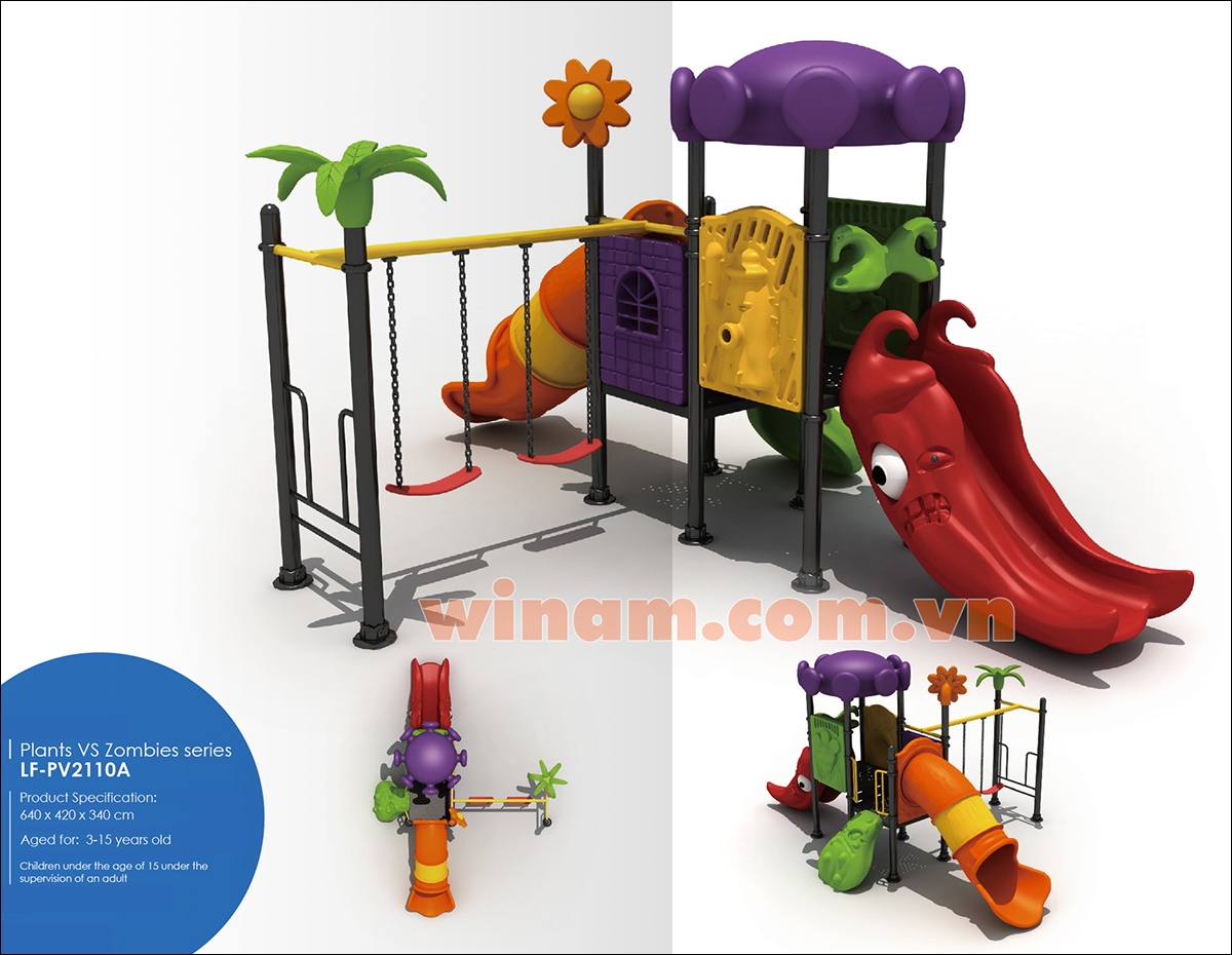 Thiết bị vui chơi ngoài trời - Play-LF-PV2110A